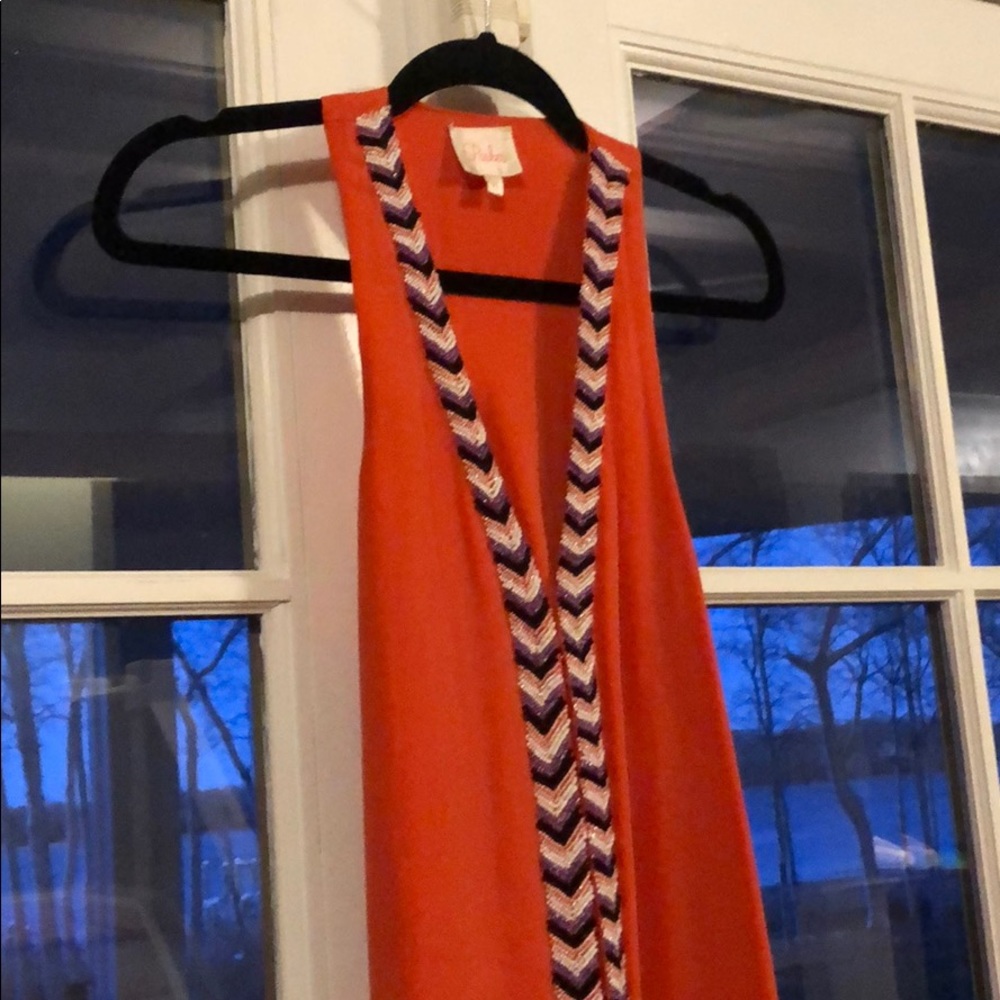Parker bright coral top